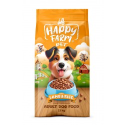 Happy Farm Yetişkin Köpek Maması Kuzu Etli 15 KG