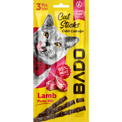 Bado Kedi Ödül Çubuğu Kuzu Etli 3x5gr Bado Kedi Ödül Çubuğu Kuzu Etli 3x5gr
