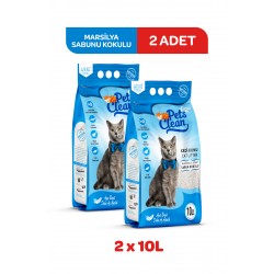 Pets Clean Kedi Kumu Marsilya Sabun Kokulu 10Lt 2Li Pets Clean Kedi Kumu Marsilya Sabun Kokulu 10Lt 2Li