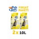 Pets Clean Kedİ Kumu Natural (Kokusuz) 10Lt 2Li