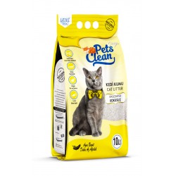 Pets Clean Kedİ Kumu Natural (Kokusuz) 10LT