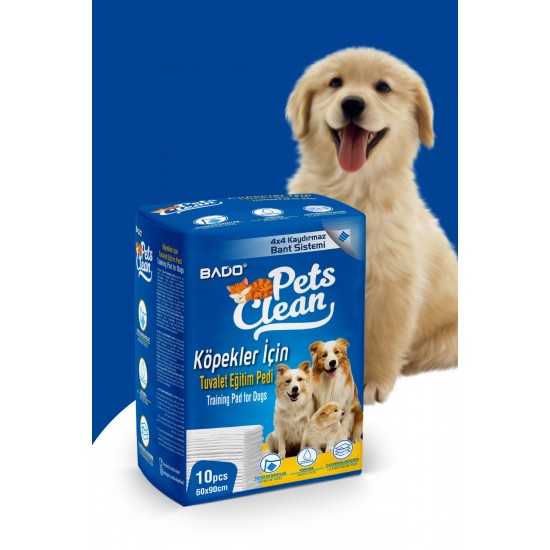 Pets Clean Tuvalet Eğitim Pedi 10 ADET (60*90CM)