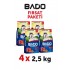 Bado Yetişkin Köpek Maması Kuzu Etli 2,5 Kg 4'lü